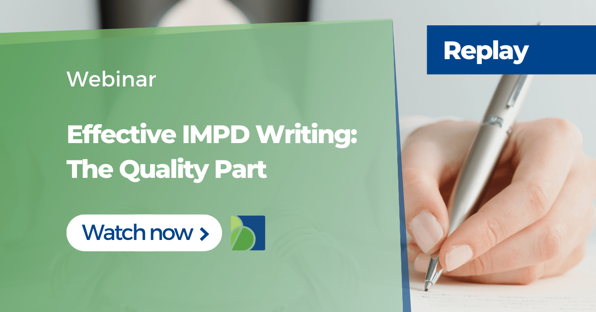 Effective IMPD Writing: The Quality Part